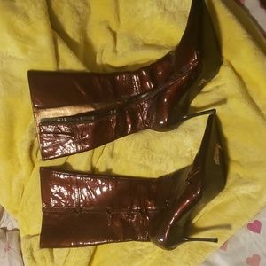 daek red stiletto boots